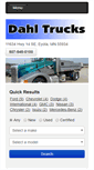 Mobile Screenshot of dahltrucks.com