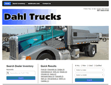 Tablet Screenshot of dahltrucks.com